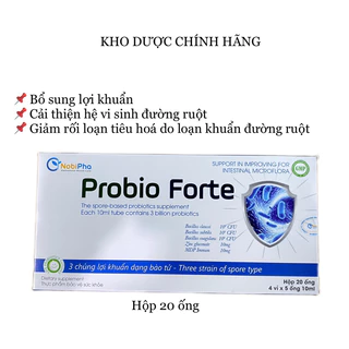 Men vi sinh Probio Forte ống uống 10ml - Bổ sung lợi khuẩn, cân bằng hệ vi sinh đường ruột, giảm rối loạn tiêu hóa