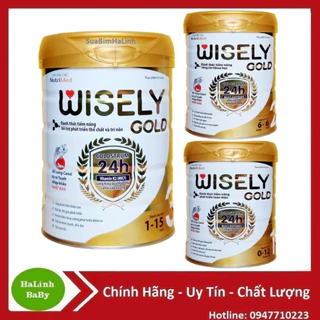 Sữa Bột Wisely Gold Số 1 Số 2 Số 3 hộp 900g [HSD mới nhất]