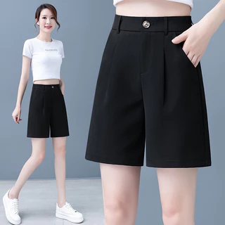 [HCM]Quần Short Nữ Quần Đùi Nữ Baggy Đen Hàng Công Ty Thiết Kế Cao Cấp