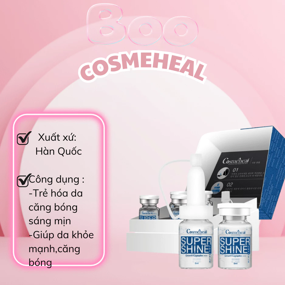 Tế Bào Gốc Siêu Căng Bóng Phục Hồi Cosmeheal SuperShine