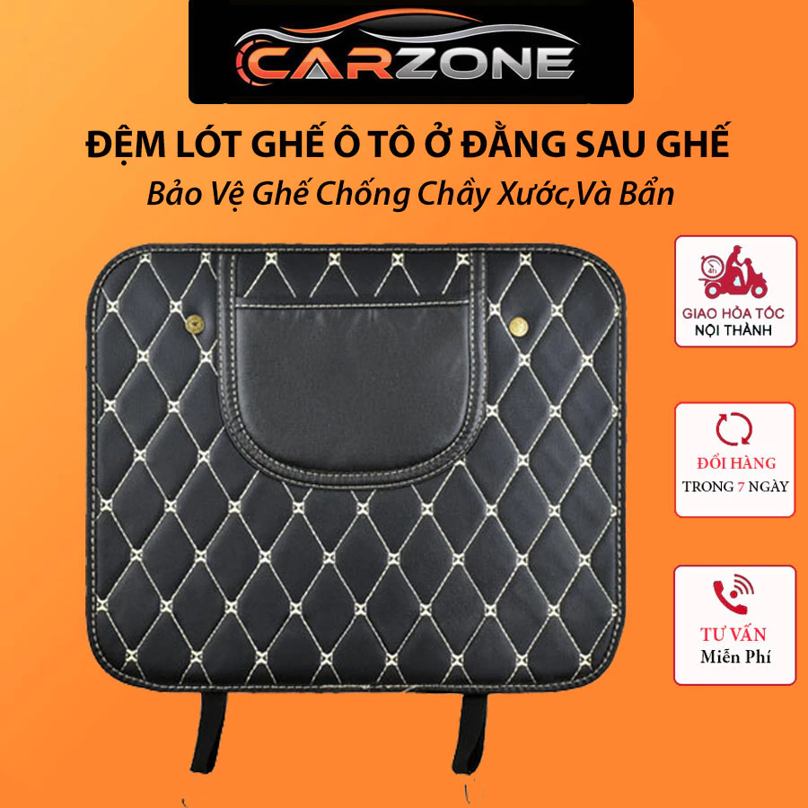 Đệm Lót Bảo Vệ Lưng Ghế Ô Tô – Chống Trầy Chống Bẩn Chân Đạp Vào Ghế