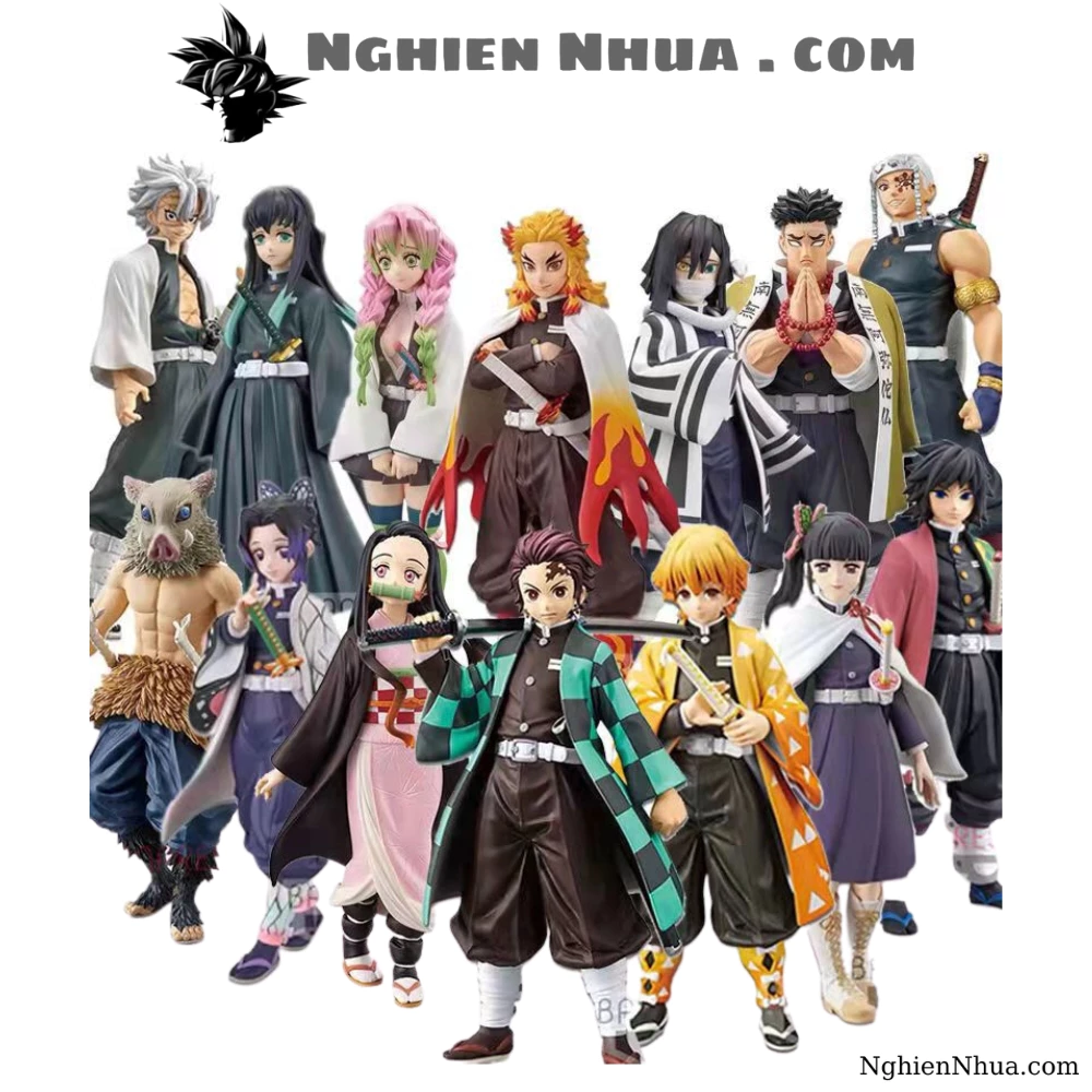 Mô hình Kimetsu no Yaiba bộ nhân vật - Figure Kimetsu No Yaiba - Có Vỏ Hộp màu