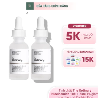 Serum The Ordinary Niacinamide 10% + Zinc 1% Giúp Cân Bằng Bã Nhờn Làm Sáng Da Thu Nhỏ Lỗ Chân Lông 30ml