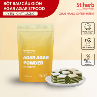 Bột Rau Câu Giòn Agar Agar Thương Hiệu Stfood Trọng Lượng 50gr