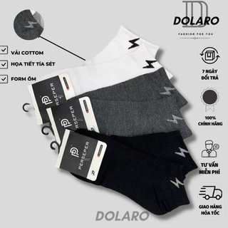 Tất vớ nam nữ DOLARO chất liệu cotton co giãn bốn chiều, thấm hút mồ hôi chống hôi chân