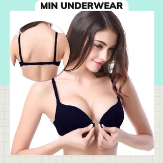 Áo Ngực Nữ, Áo Lót Su Cài Trước Có Gọng Nâng Ngực Min Underwear 220310