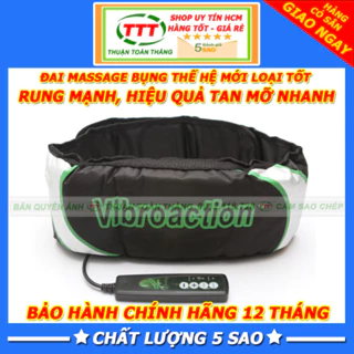 Máy massage bụng, đai mát xa bụng giảm mỡ Vibroaction