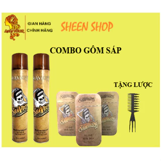 [COMBO ]GÔM XỊT SUAVECITO + Sáp Vuốt Tóc SAWENSITO