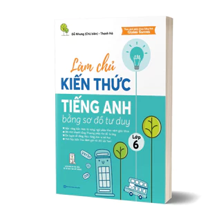 Sách - Làm chủ kiến thức Tiếng Anh lớp 6 bằng sơ đồ tư duy - MC