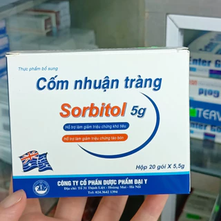 CỐM NHUẬN TRÀNG SOBITOL 5G HỘP 20 GÓI