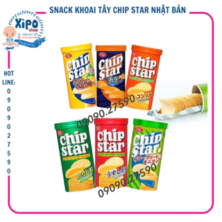 Snack Khoai Tây Cắt Lát Chip Star Nhật Bản Nhiều Vị