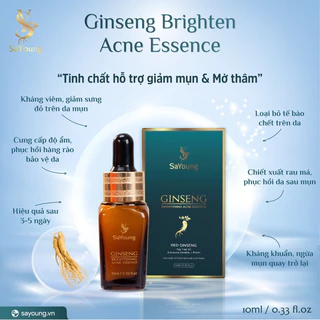 Serum SaYoung GINSENG Xóa Mụn, Thâm, Lỗ Chân Lông To, Chiết Xuất Sâm