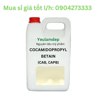 5 lít Cab, Capb, Cocobetain, chất tạo bọt cho dầu gội, sữa tắm, Cocamidopropyl betaine