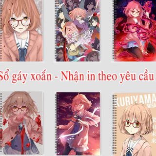 Sổ tay anime manga Mirai Kuriyama Mã A05399 nhiều mẫu