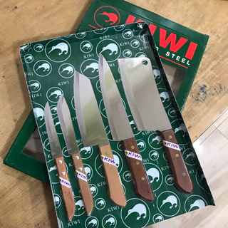 Bộ 5 dao kiwi cán gỗ tiện lợi kiwi W5W