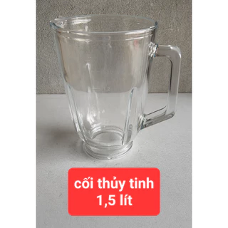 (LINH KIỆN) CỐI THỦY TINH 1,5l MÁY XAY SINH TỐ HAPPYCOOK , TIGER , MIYAKO