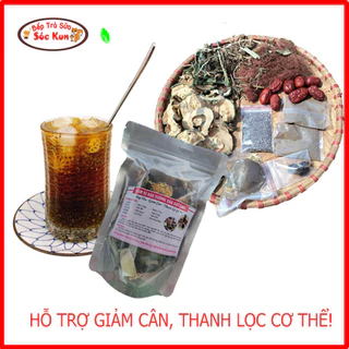 Trà sâm bí đao sương sáo hạt chia nấu 4_5 lít nước mát giải nhiệt thanh lọc cơ thể tốt cho sức khỏe