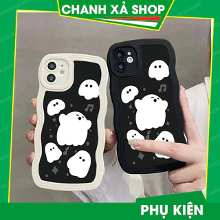 Ốp lưng iphone viền sóng chống bụi bẩn bảo vệ camera 7plus 8plus x xsmax 11 12 13 14 pro max  plus 11promax