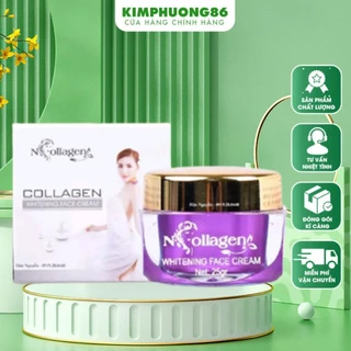 Kem face tím giảm mụn, tàn nhang dưỡng trắng da ncollagen