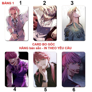 Card bo góc nhân vật Sanzu Haruchiyo anime Tokyo Revengers(combo 6 hình)