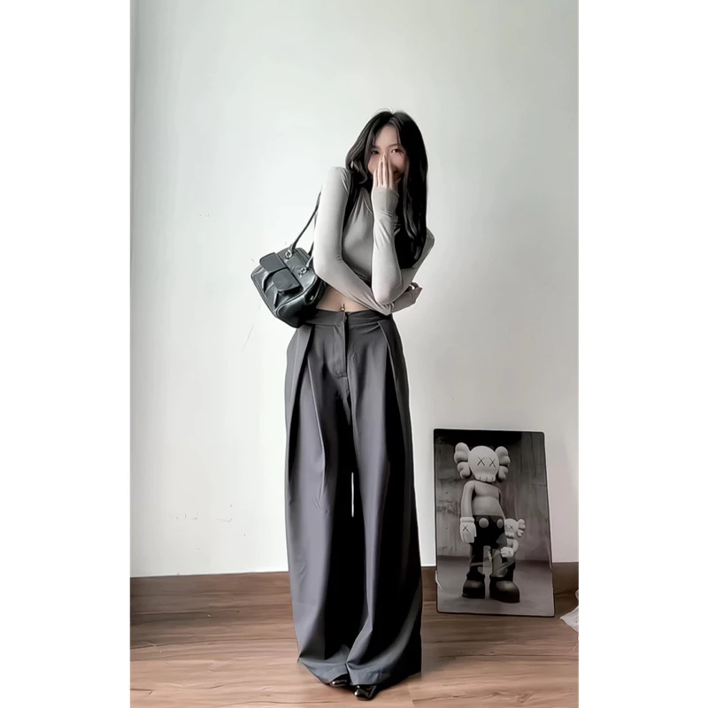 | HÌNH THẬT ĐỘC QUYỀN CUBEDLEMON | Quần ống siêu rộng ulzzang ly lệch phần lưng