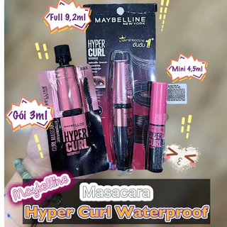 Mascara Dài Mi và Cong Mi #Maybelline New York hyper 𝐂𝐮𝐫𝐥 𝐖𝐚𝐭𝐞𝐫𝐩𝐫𝐨𝐨𝐟