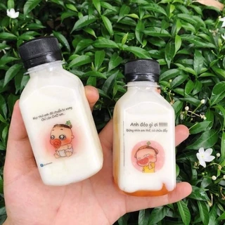 10 Chai Nhựa 120ml Vuông dùng đựng nước (Không kèm tem dán)