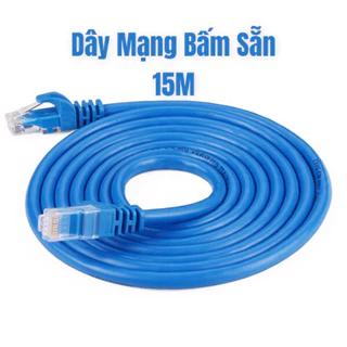 Dây mạng bấm sẵn 2 đầu 15m cat 5 - Dây cáp mạng lan ,dây mạng internet xịn tốt cao cấp