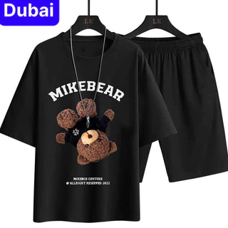 BỘ THỂ THAO NAM GẤU NGƯỢC MIKEBEAR, ĐỒ BỘ QUẦN ÁO MÙA HÈ CỘC TAY VẢI ĐẸP CAO CẤP MỚI - DUBAI FASHION