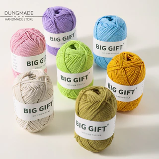 Sợi móc túi sợi dệt móc nón 2mm móc mũ kiểu Hàn Quốc cực kì đẹp móc túi, móc granny square trending 75gram