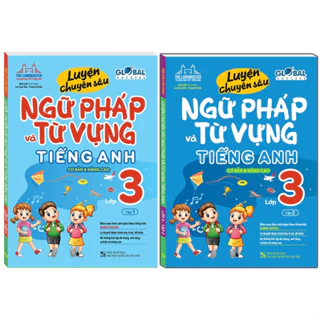 Sách - Combo GLOBAL SUCCESS Luyện chuyên sâu ngữ pháp và từ vựng tiếng anh lớp 3(trọn bộ 2 cuốn)