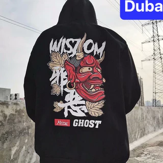 ÁO KHOÁC HOODIE NAM NỮ UNISEX CHẤT NỈ IN QUỶ ĐẦU SỪNG SÀNH ĐIỆU HOT TREND 2023 - DUBAI FASHION