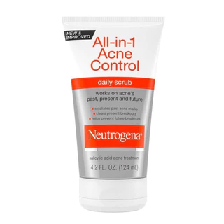 Sữa rửa mặt sạch mụn Neutrogena All-in-1 Acne Control Daily 124ml