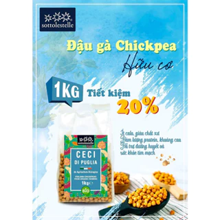 Đậu gà hữu cơ Sottolestelle Organic Chickpea