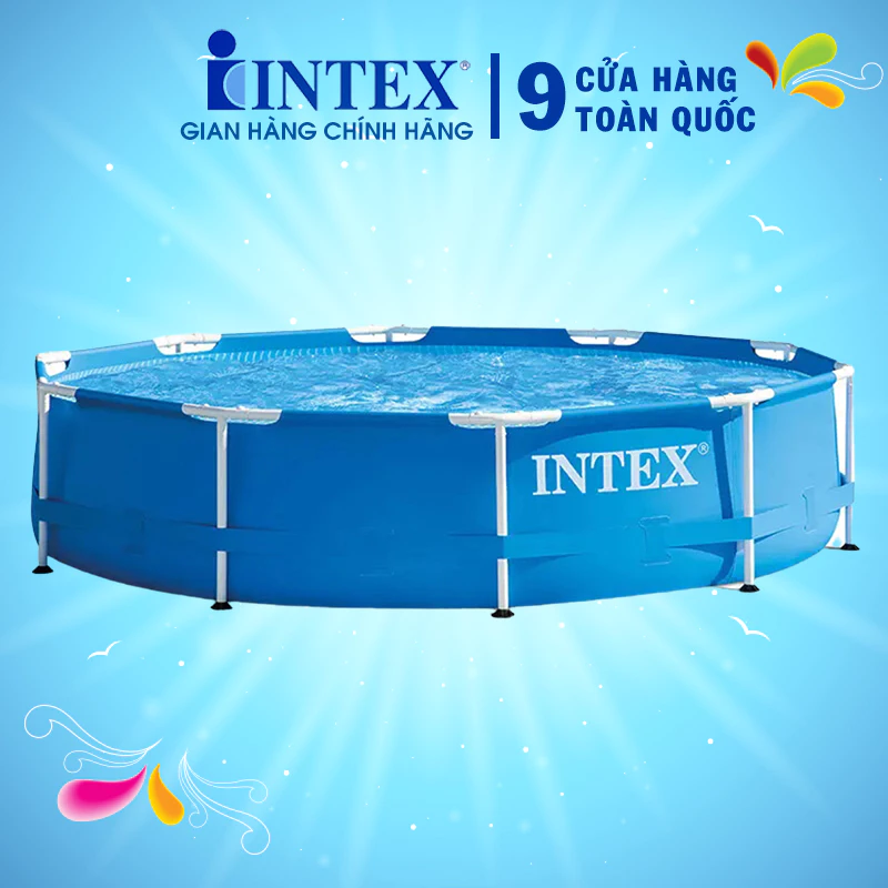 Bể bơi khung kim loại tròn 3m05/3m66  INTEX 28200
