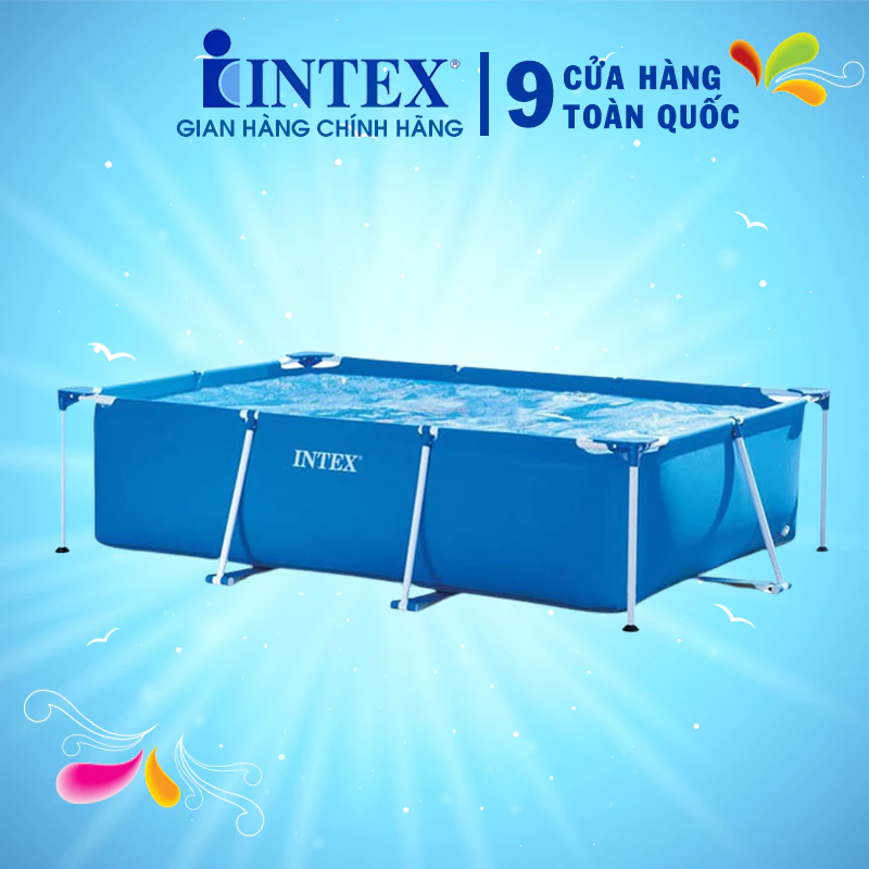 Bể bơi khung kim loại chữ nhật INTEX 28271