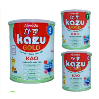 Sữa Kazu Kao gold  số 0+, 1+, 2+ 810g [Date 2026]