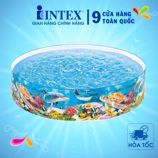 Bể bơi phao lắp dựng đại dương tiện lợi nhiều size INTEX