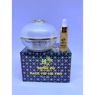 KEM FACE HUỲNH ĐỖ VIP 7IN1 ( DƯỠNG TRẮNG & CHỐNG LÃO HÓA DA MẶT)