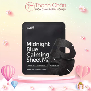 Mặt Nạ Phục Hồi Da Klairs Midnight Blue Calming Sheet Mask 25ml