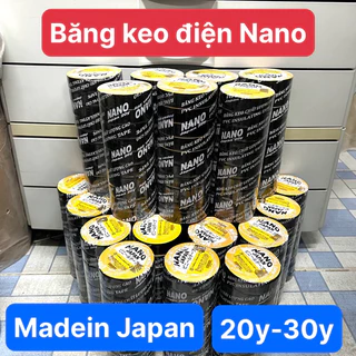 NaShop - Băng keo điện Nano dài 20y, 30y bảng 2cm, hàng tiện lợi, văn phòng phẩm (HTL, VPP)