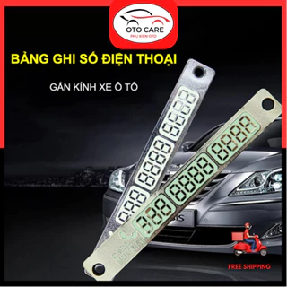 Thẻ ghi số điện thoại gắn kính ô tô xe hơi khi đỗ xe tiện lợi hiệu quả