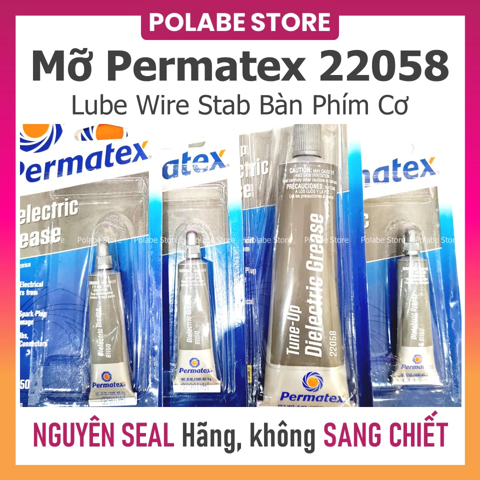 Mỡ bôi trơn Permatex 22058 hàng xịn Kelowna lube stab bàn phím cơ - Polabe Store