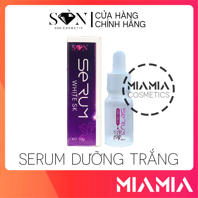 Serum White SK SON Cosmetic Chính Hãng - Tinh Chất Dưỡng Da Trắng Sáng Mịn Màng