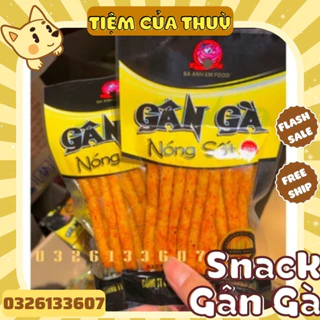 10 Gói Gân Gà Nóng Sốt Chua Cay HOT 🌶 🔥snack chua cay, đồ ăn vặt, ăn vặt tuổi thơ cổng trường