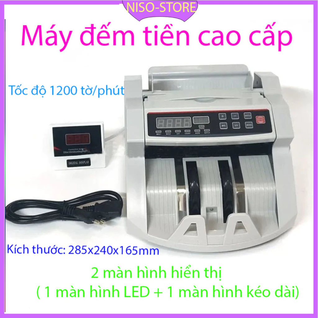 Máy đếm tiền cao cấp DANKE công nghệ Nhật Bản Bảo hành 12 tháng, hàng chuẩn chất lượng