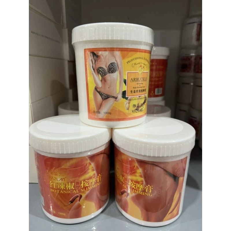 Kem gừng, Kem ớt, Kem giảm béo hũ 1kg