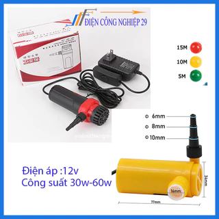 Máy bơm mini chìm 12v dùng cho máy cắt rãnh tường, bể cá