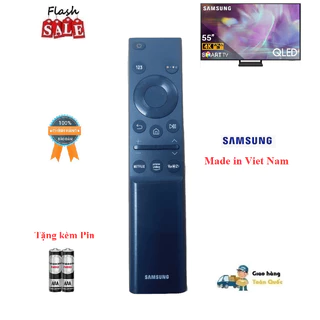 Remote Điều khiển tivi samsung QLED Smart TV- Hàng chính hãng Made in Viet Nam mới 100% Tặng kèm Pin