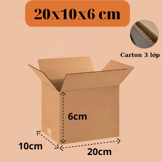 20x10x6 Combo 5 thùng carton đóng hàng